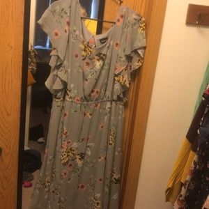 Flowy floral dress